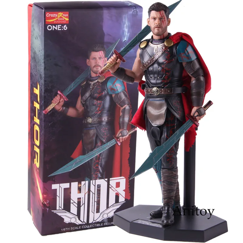 Сумасшедшие игрушки Тор Ragnarok Гладиатор делюкс версия один: 6 1/6 Масштаб ПВХ фигурка Коллекционная модель игрушки