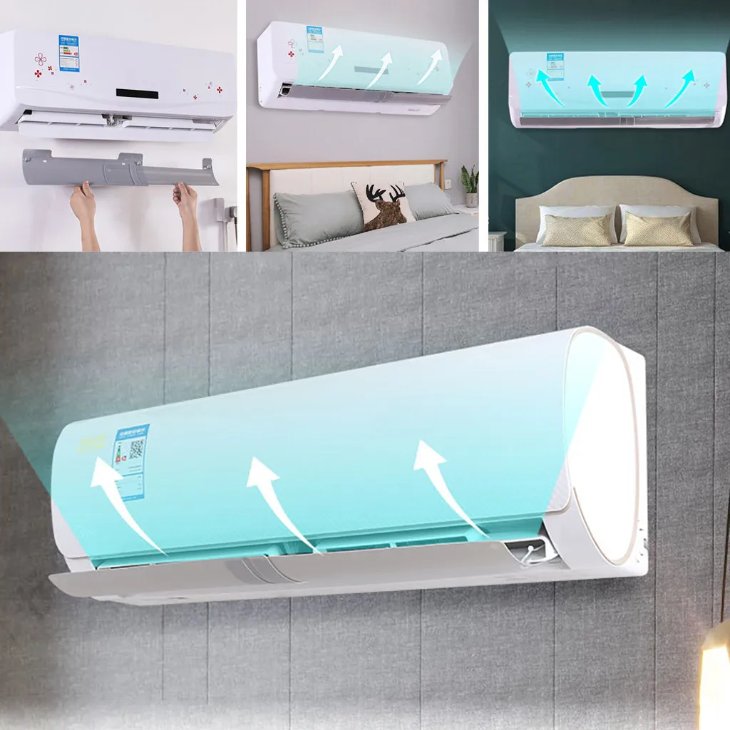 Анти прямым обдувом выдвижной воздушный Кондиционер для волос щит кондиционер