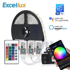 Светодиодная лента RGBRGBWRGBWW Mini с Wi-Fi, контроллер RGB RGBW 5050, 12 В постоянного тока, Гибкая беспроводная RGB-лента с управлением через приложение