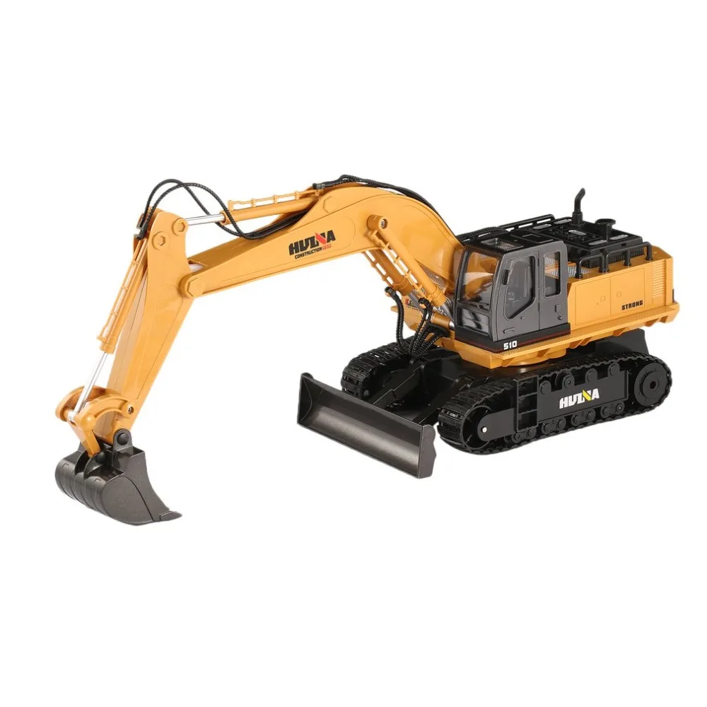 Huina rc Excavator 1510 экскаватор Автомобиль 2,4G 11CH металлический пульт дистанционного управления инженерный экскаватор грузовик Модель Электронная тяжелая техника игрушка