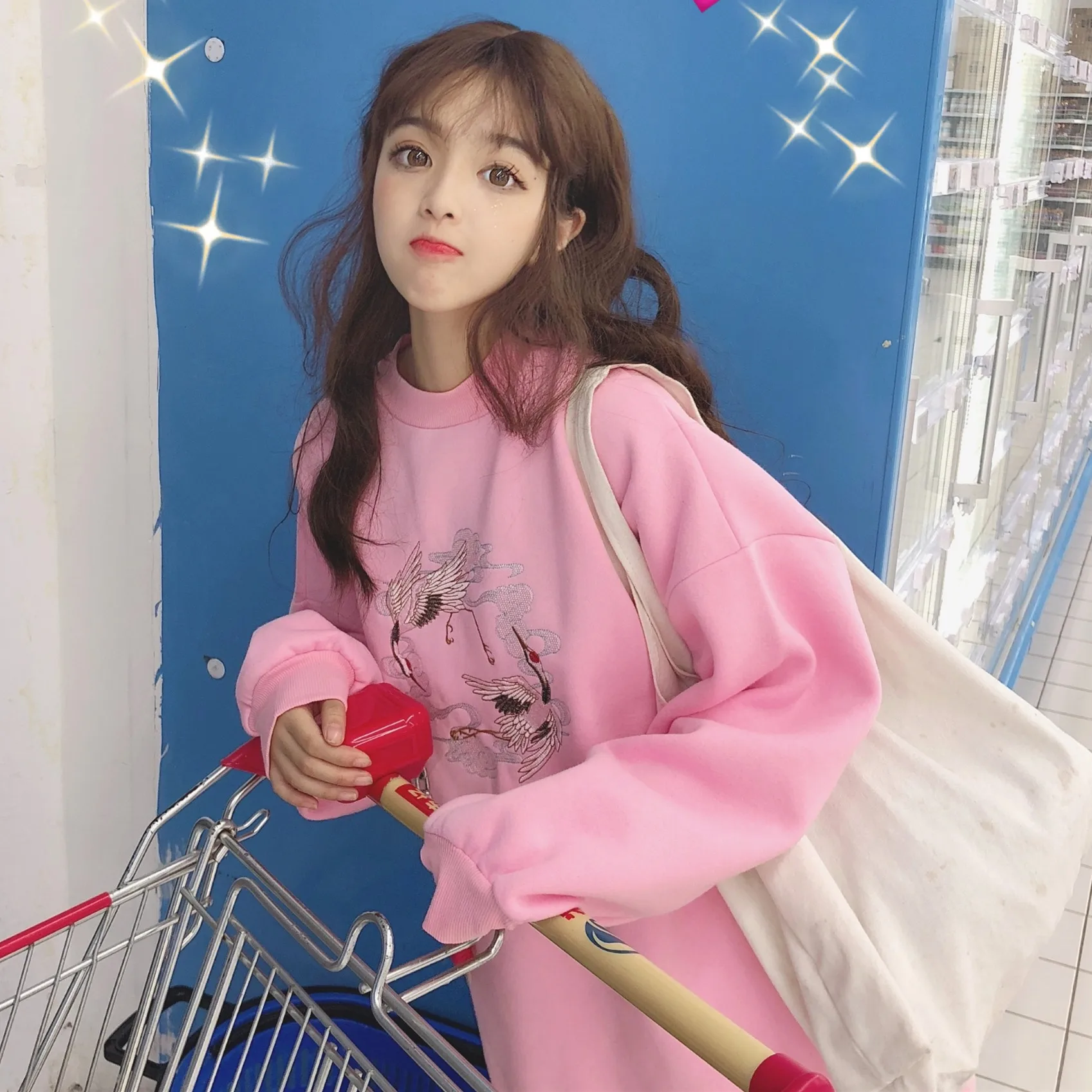 YouGeMan модная толстовка с капюшоном женская одежда корейский Ulzzang Harajuku Вышивка