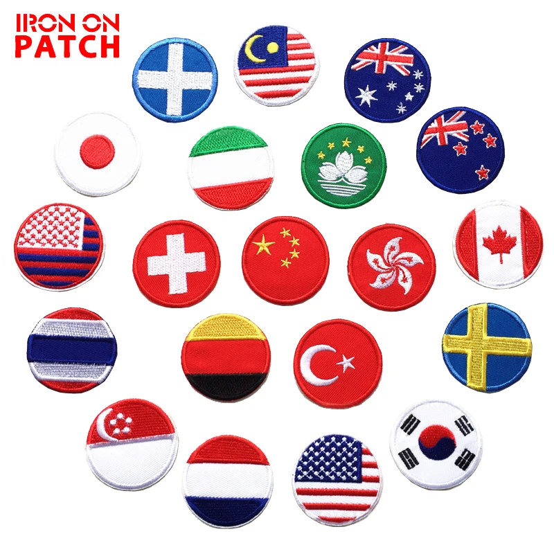 2 шт., нашивка в виде железного жгута для стран флага, Израиль, Россия, Германия, Бразилия, Франция, ЕС, Португалия, Турция, Италия, Австралия