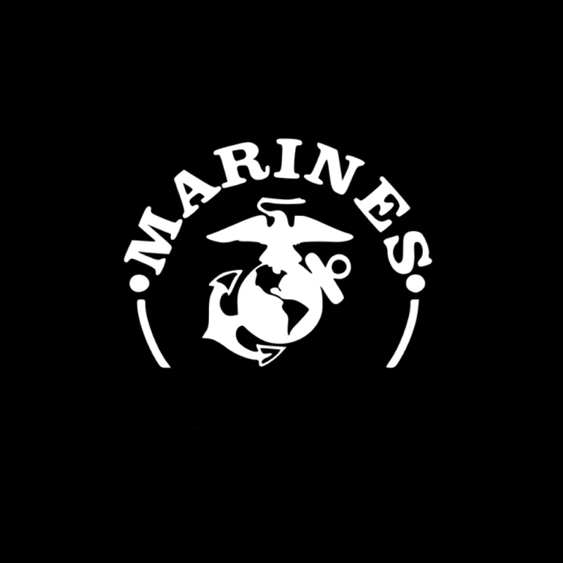 YJZT 14 7 см * 11 Виниловая наклейка с изображением морской пехоты USMC безопасная