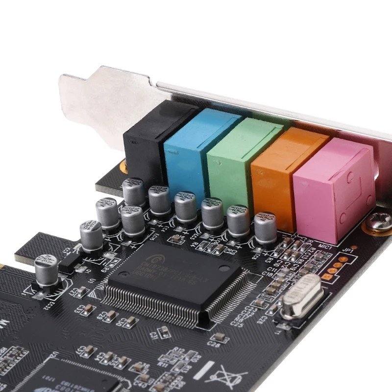 PCI E аудио цифровая звуковая карта 5 1 твердые конденсаторы CMI8738 чипсет +