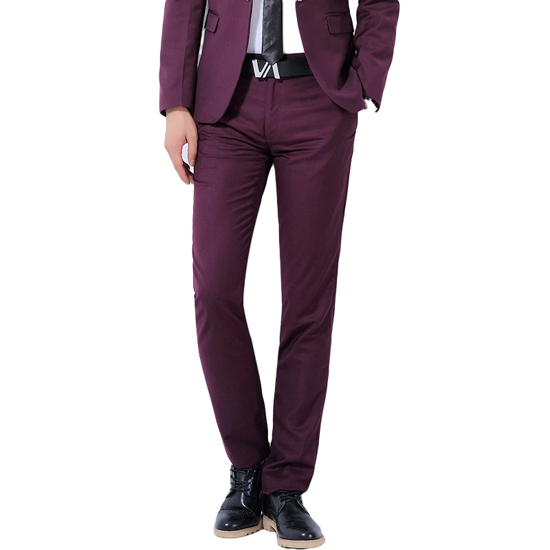 Мужской костюм брюки сплошной цвет большой размер высокое качество мужские