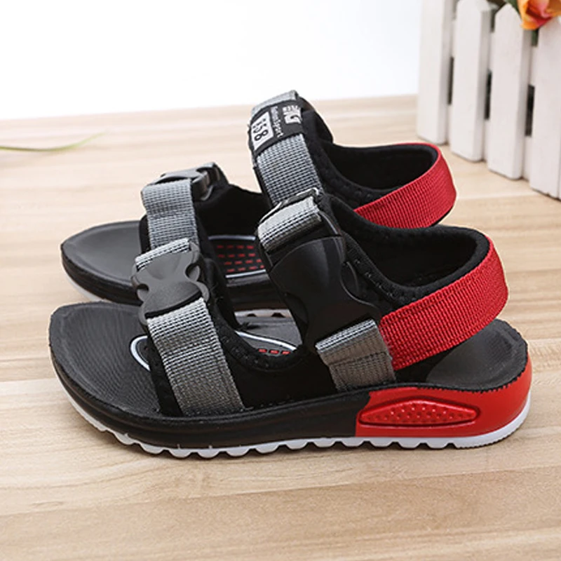 Повседневные сандалии на мягкой подошве из искусственной кожи для мальчиков