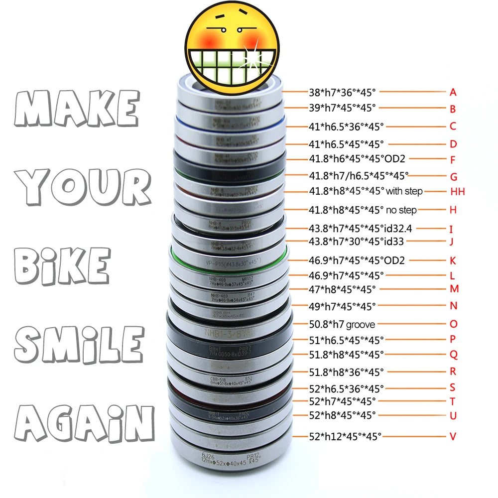 Велосипедные рулевые колонки подшипник |