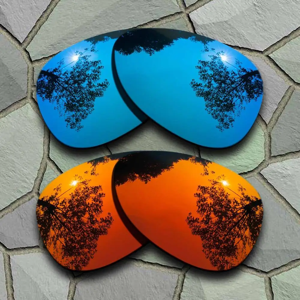 Sky Blue-Red Orange Солнцезащитные очки поляризованные Сменные линзы для солнцезащитных очков - Цвет линз: Sky Blue-Red Orange