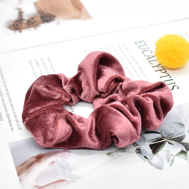 30 цветов бархатные резинки для женщин девочек эластичные волосы резиновые ленты