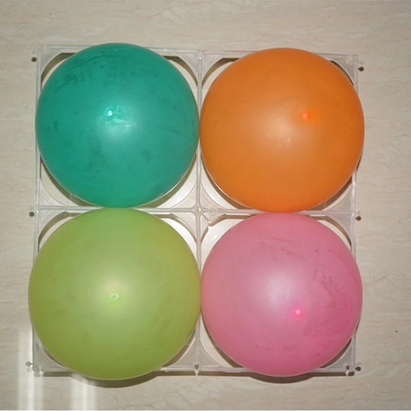 Латексные воздушные шары гелиевый баллон 5 шт. пластиковые сетки с 4 отверстиями