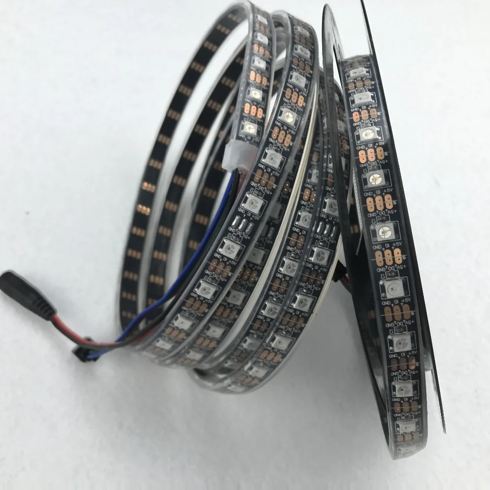 4 м IP68 DC5V WS2812B 240 светодиодный s(60 Светодиодный s/M) адресуемый полноцветный rgb лента