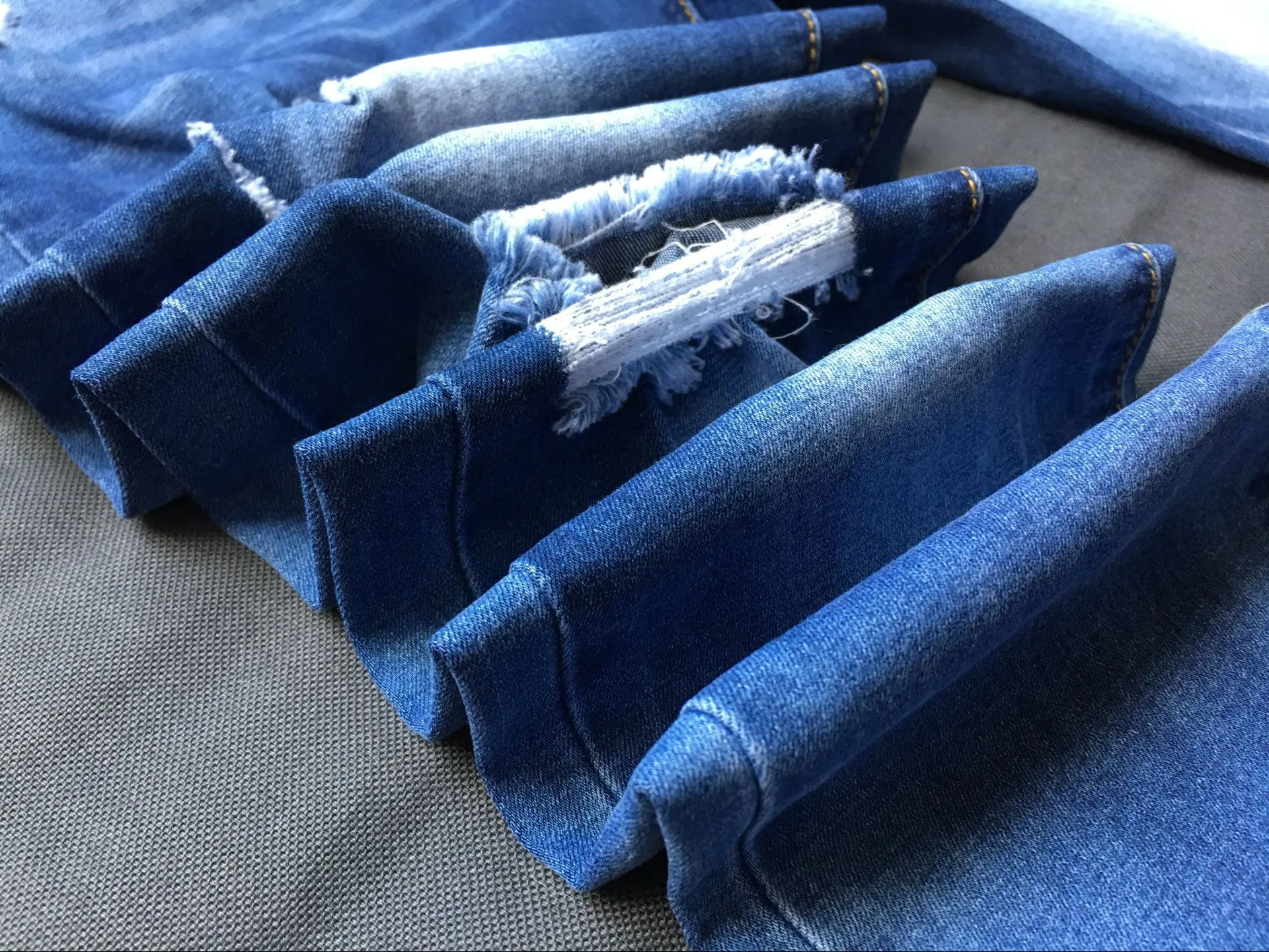 

Suvance High Waist Stretchable Cotton Washed Holes Spring Fashion Pencil Jeans Quality Material Trousers