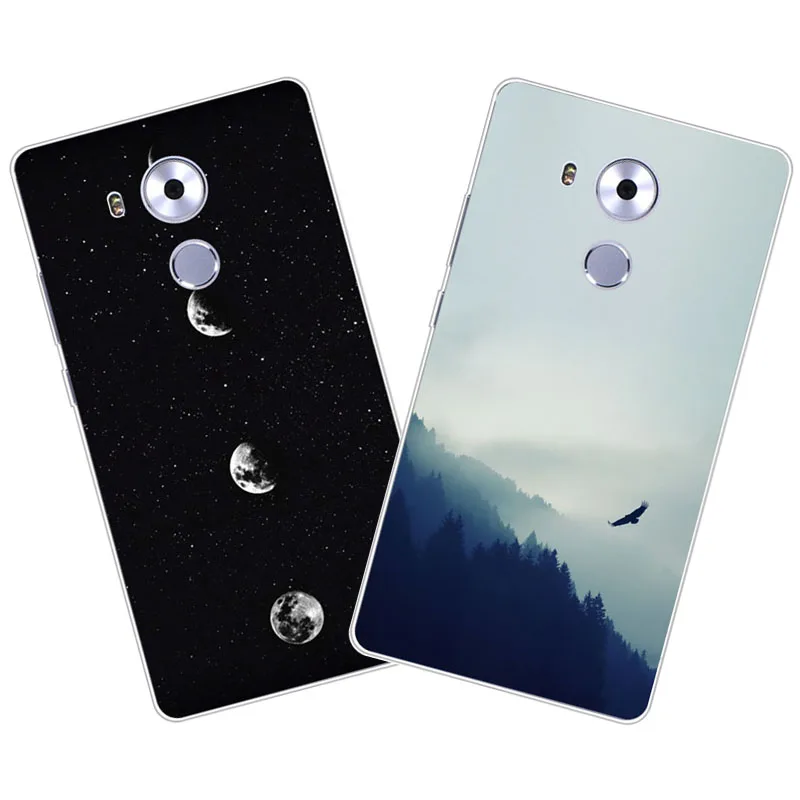Чехол для huawei mate 8, силиконовый мягкий чехол из ТПУ с изображением космоса и Пейзажа для huawei mate 8, защитный чехол для телефона s shell