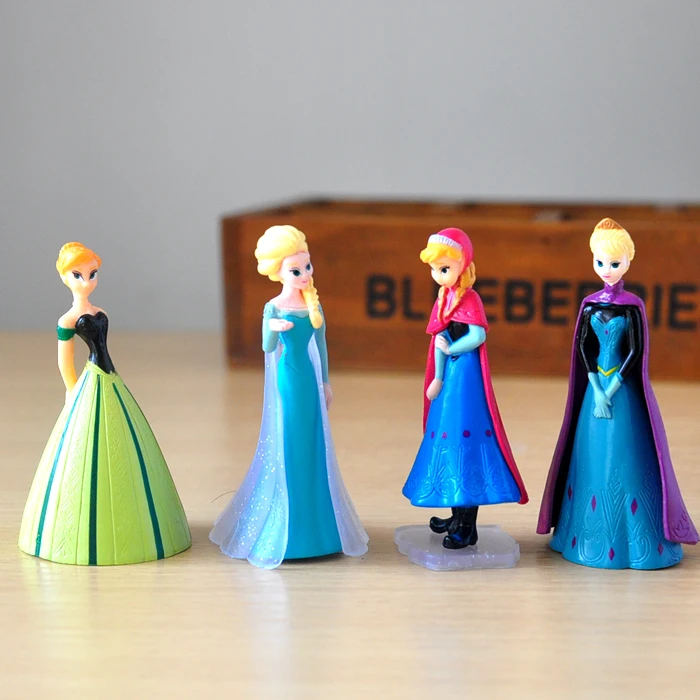 8 шт./лот Снежная королева Oalf кукла игрушки Детские куклы украшения фигурки
