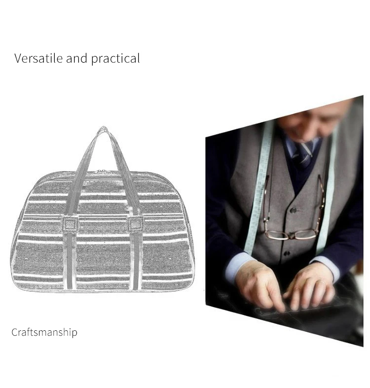 Wobag модная Женская дорожная сумка, сумка для хранения, складная дорожная сумка в цветную полоску, дорожная сумка на короткое расстояние, Мужская большая ВМЕСТИТЕЛЬНОСТЬ