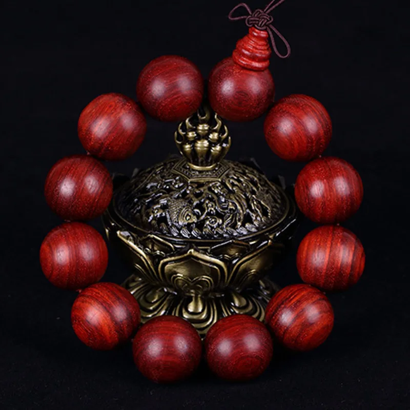 Браслет из натурального палисандра унисекс тибетский буддийский молитвенный