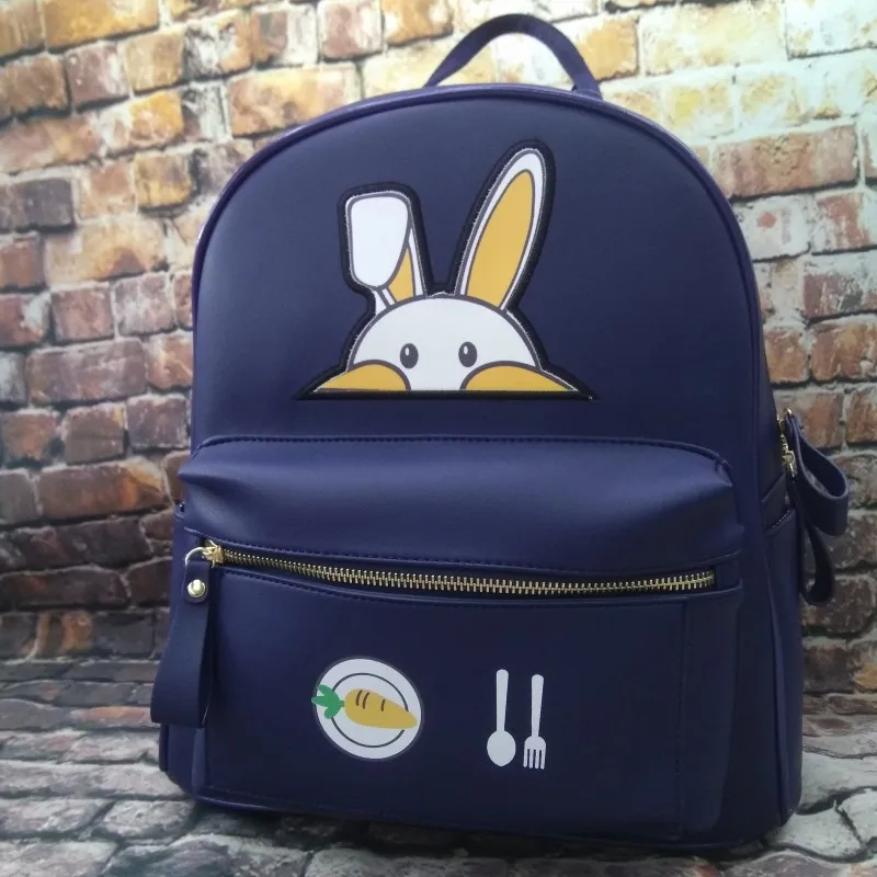 2017 Лето новые женские 5 цветные Кролик уха вышивка принты Искусственная кожа