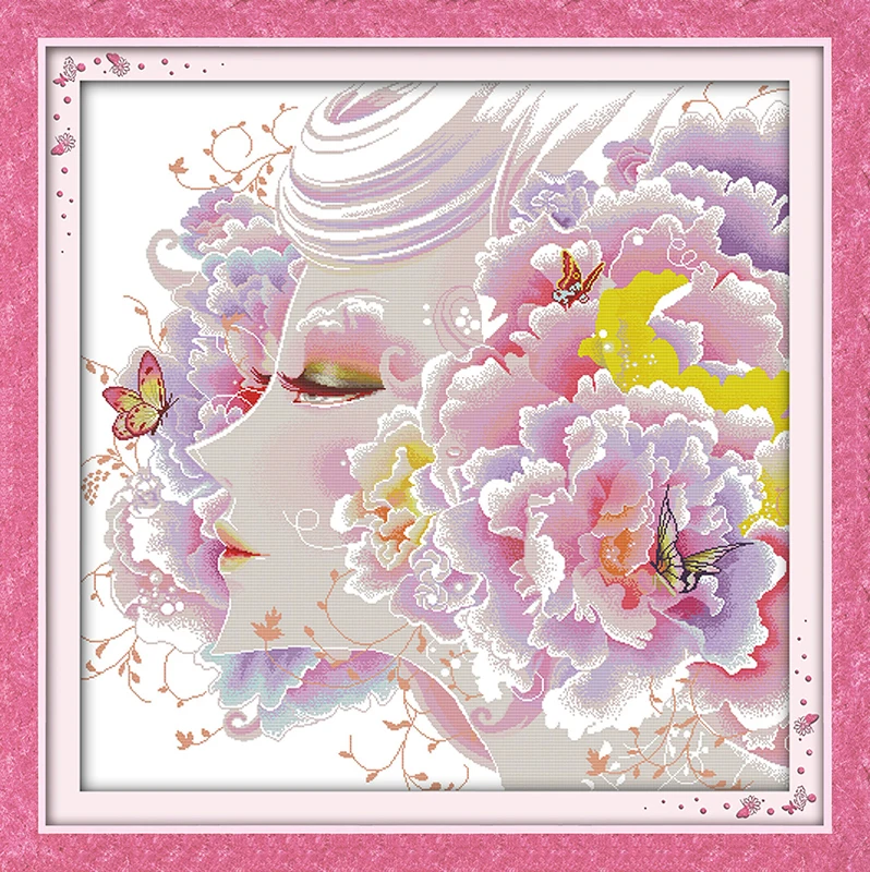

The Perfect Beauty Needlework,Cross stitch,Sets For Embroidery kits, Printed Patterns Counted Cross-Stitching,DIY Handmade