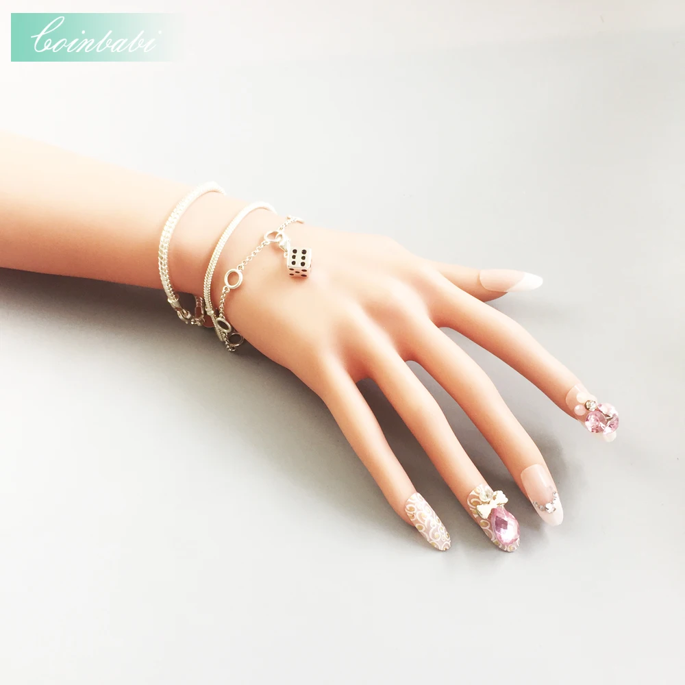 Подвеска в виде кости на удачу модные ювелирные изделия 2018 пробы серебро 925