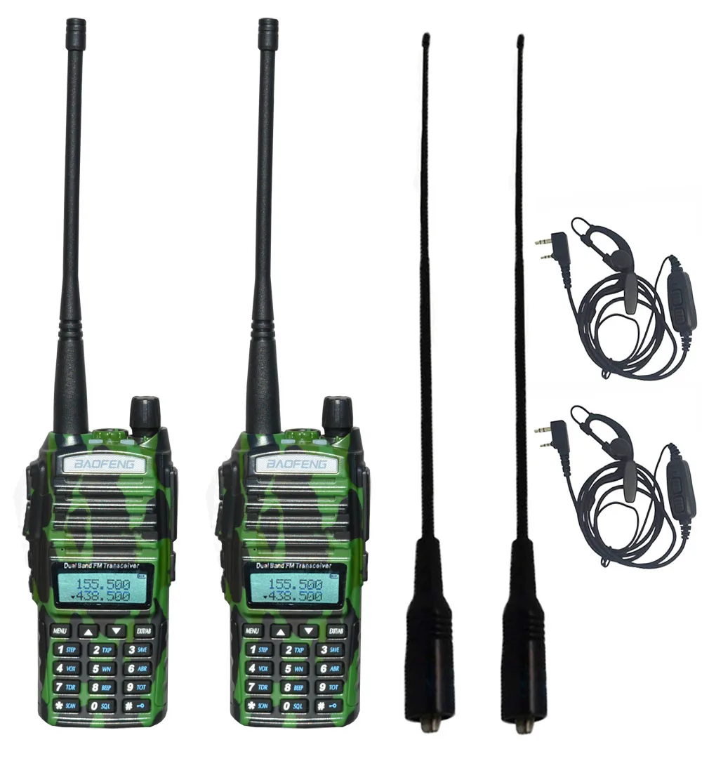 cam add 771 eaphone 2 шт./компл. Портативный двух-передающая радиоустановка UV 82 Dual PTT радио BaoFeng UV-82 двухдиапазонный двухстороннее радио приемопередатчик+ 771 антенна - Цвет: cam add 771 eaphone