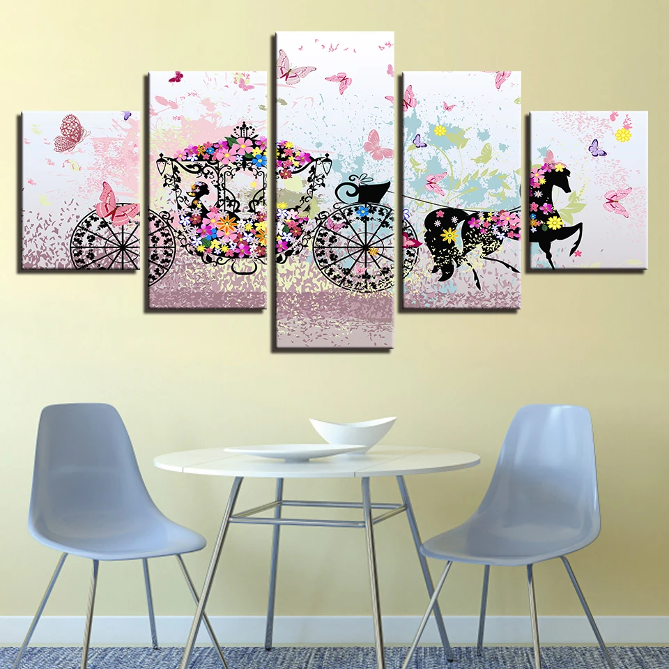 Картина на холсте HD печать домашний декор в скандинавском стиле 5 шт. настенный