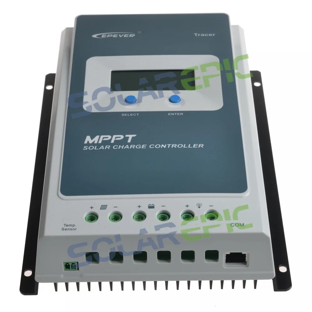 Контроллер заряда солнечной батареи 40A MPPT регулятор Epever 12 В/24 В Tracer4210AN контроллер
