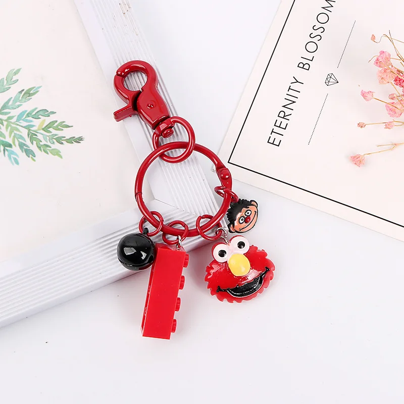 2019 Новый esame уличный плюшевый брелок Elmo Рисунок Мини кулон мягкие игрушки для