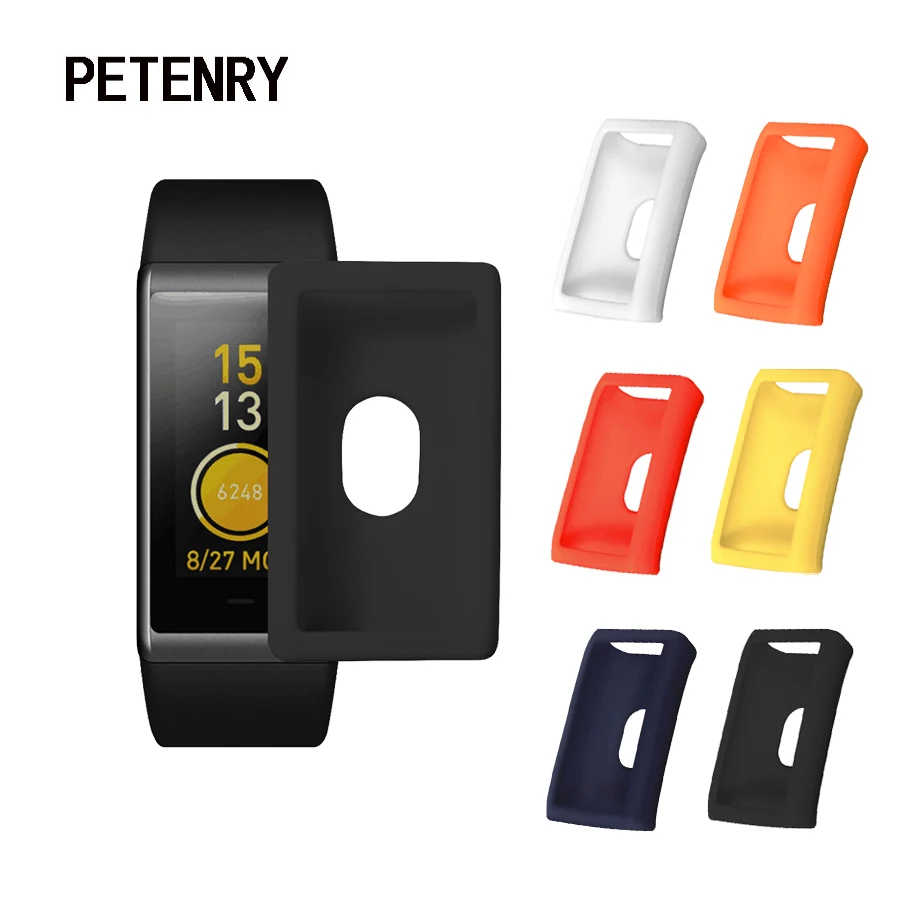 Защитный чехол для смарт браслета Xiaomi Huami Amazfit Cor мягкий силиконовый с полным