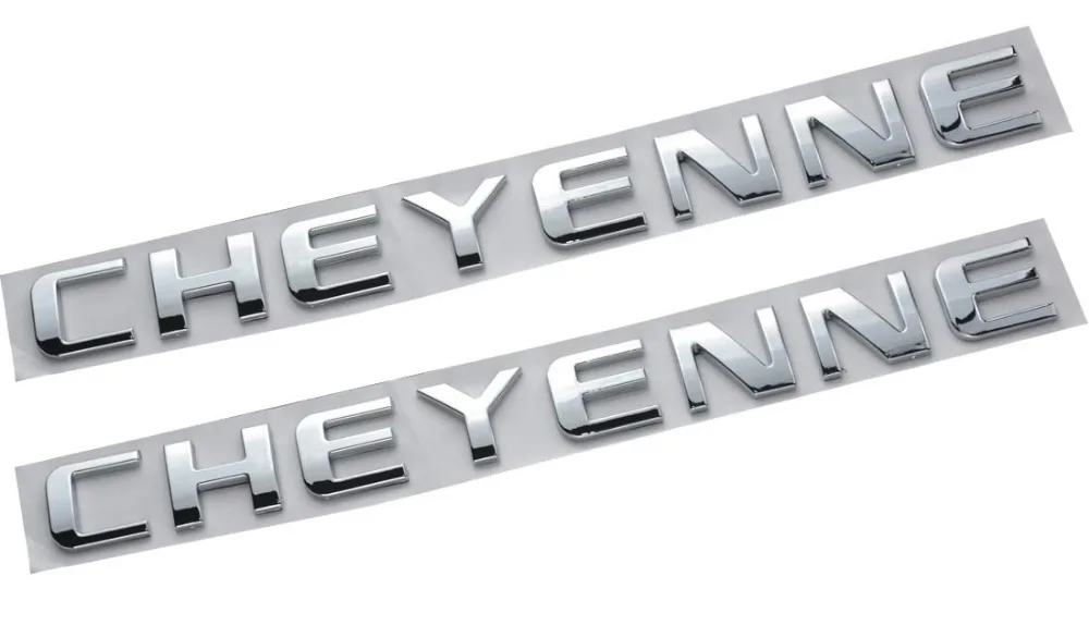 2 шт. новая дверь или задняя Cheyenne эмблема табличка для 07 18 Silverado|Наклейки на