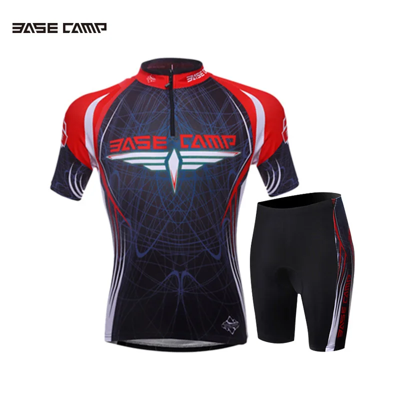 BaseCamp Для Мужчин's Велосипедный Спорт Костюмы Ropa Ciclismo велосипед Джерси Велоспорт