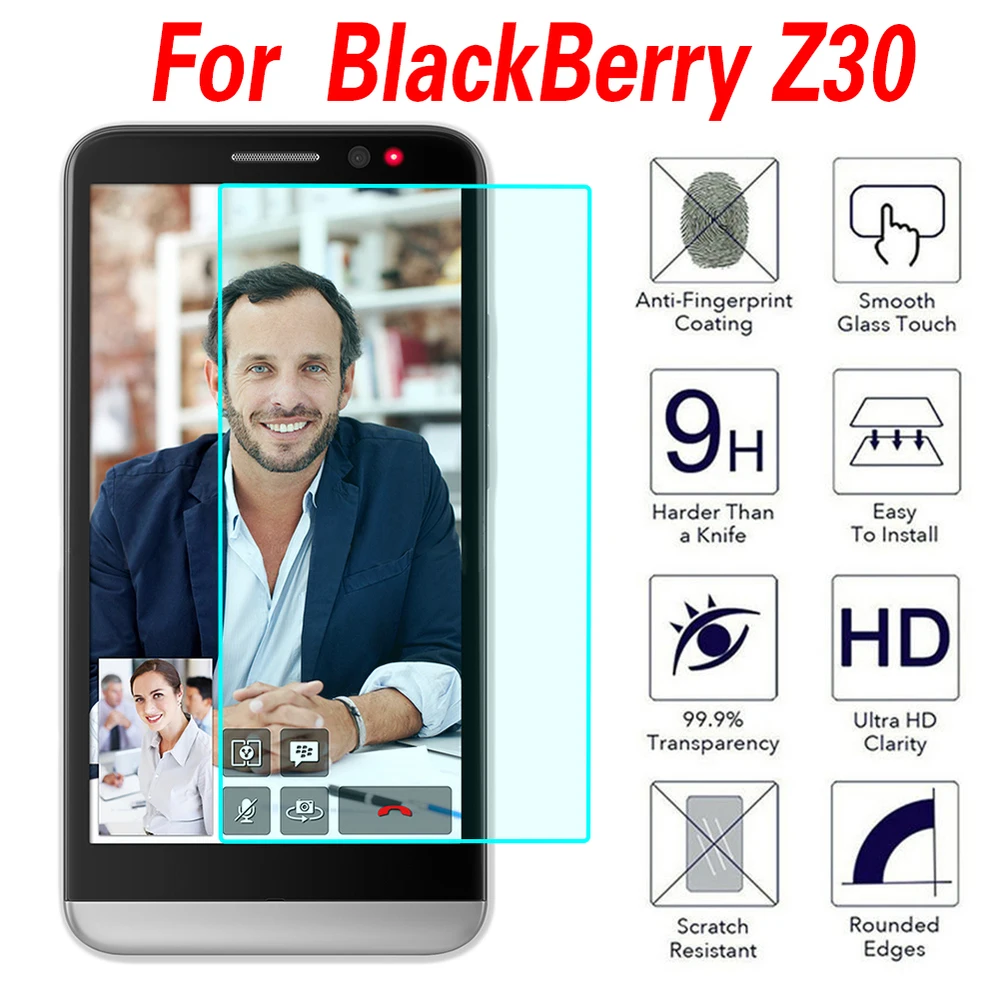 2.5D закаленное стекло защитная пленка для экрана BlackBerry Q10 Q20 Z30 Aurora Keyone стеклянная