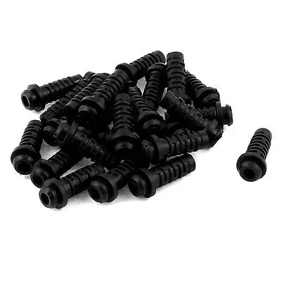 

25pcs Strain Relief Cord Boot Protector Wire Cable Sleeve Hose 21mm Long 5mm Dia