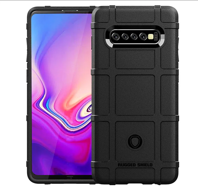 100 шт./лот Armor Heavy Duty матовый Силиконовый чехол для Samsung S10 plus 5G e M30 M40 A80 A60 A10 A20e A30 A40 A50