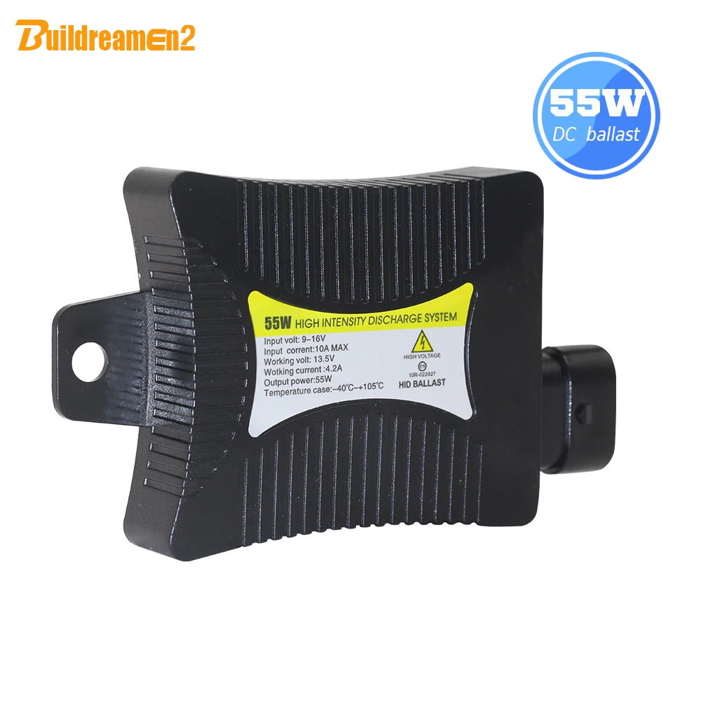 Buildreamen2 55 Вт HID ксеноновый балласт цифровой зажигания 12В для автомобиля комплект H1