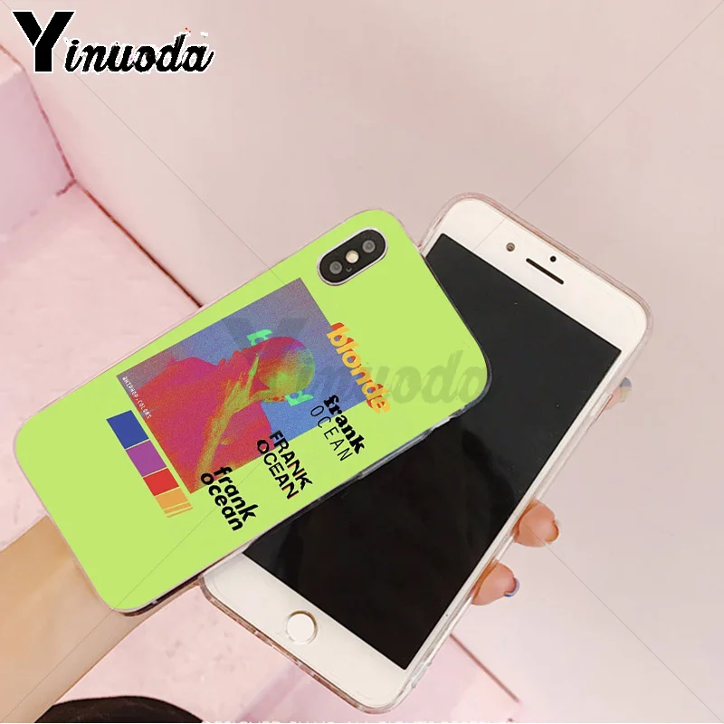 Yinuoda рисунок Frank Ocean Smart Cover Soft Shell чехол для телефона для iPhone 8, 7, 6, 6 S, Plus, 5, 5S SE XR X XS MAX корпус под плетенную сумку - Цвет: A3