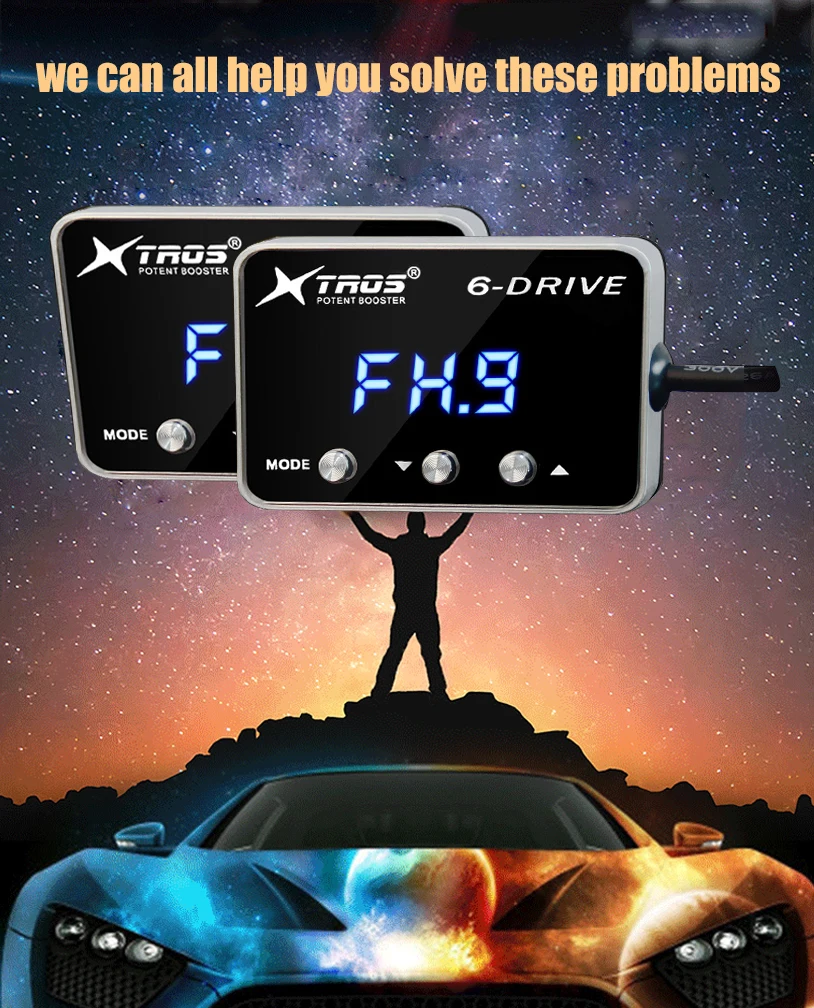 Автомобильный электронный контроллер дроссельной заслонки гоночный ускоритель