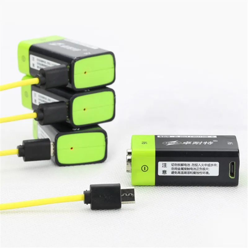 Аккумуляторная батарея ZNTER S19 9V 400mAh USB Lipo для радиоуправляемой камеры