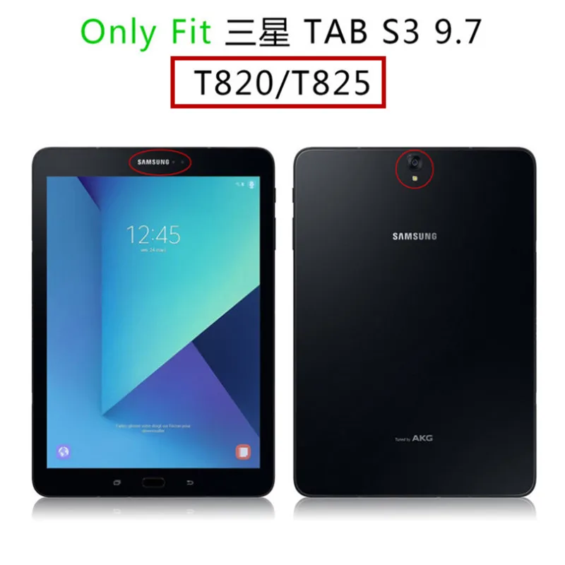 360 Вращающийся чехол для Samsung Galaxy Tab S3 T820 T825 funda детский безопасный силиконовый Жесткий чехол для планшета 9,7 SM-T820 SM-T825 ремешок для рук