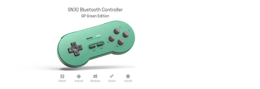 GP Green Edition 8Bitdo винтажный SN30 GP Edition Bluetooth беспроводной контроллер геймпад для пульта дистанционного управления/Ios/Andorid/MacOS/СТИМ/Windows - Цвет: GP Green Edition