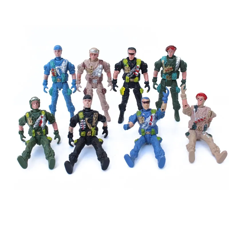 Набор фигурок солдат времен Второй мировой войны 9 см 19 шт./компл. набор военных