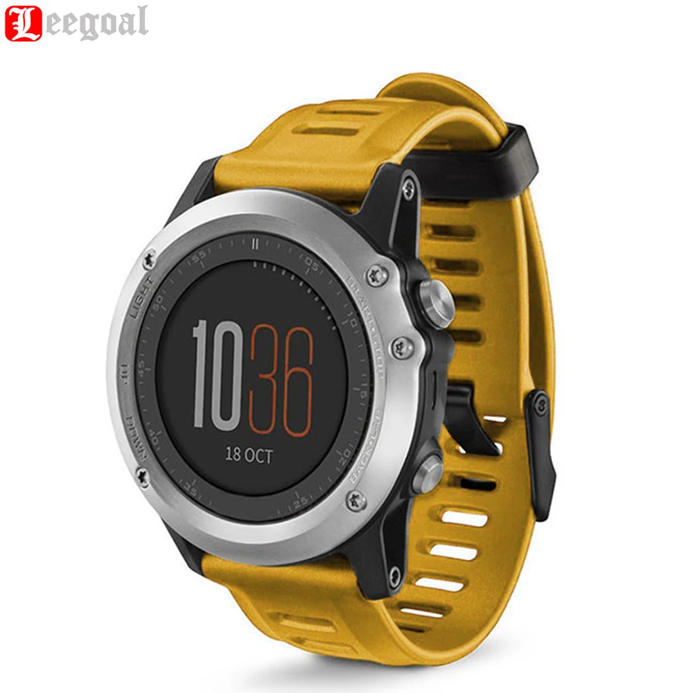 12 видов стилей превосходное качество ремешок для часов Garmin Fenix 3 мягкий