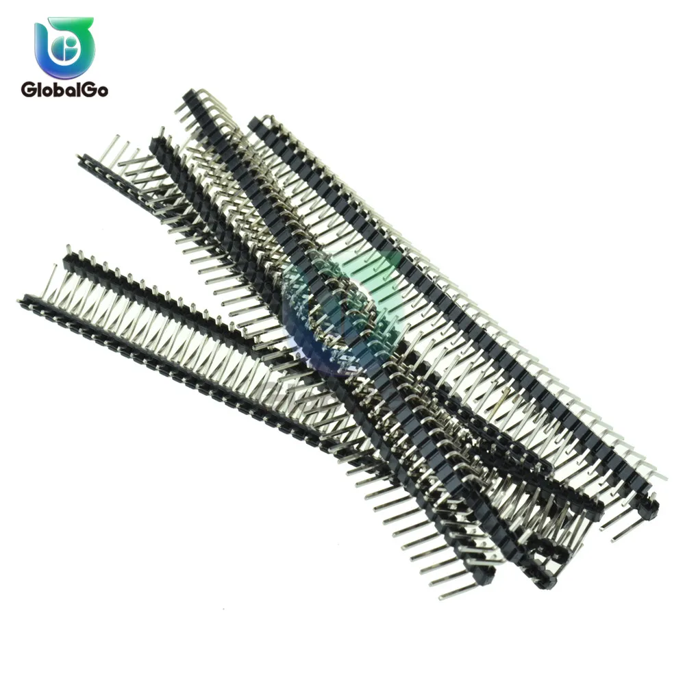 3 шт./лот 40 Pin 1x40 Однорядный штыревой разъем 40pin полосы для платы Arduino PCB