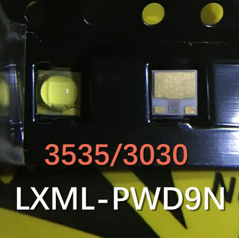 100 шт./лот LXML-PWD9N LXML-PWD9 3535/3030 чип светодиодный светильник. сферический индикаторы мигают фонарик