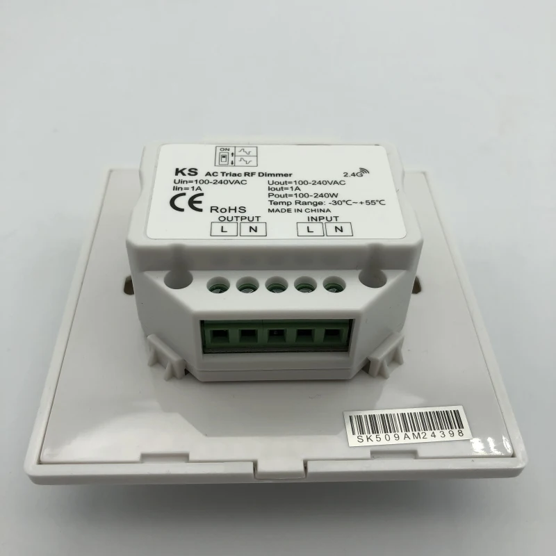 Светодиодный диммер Triac высокого напряжения 100 240 В вход Вт AC вращающаяся панель