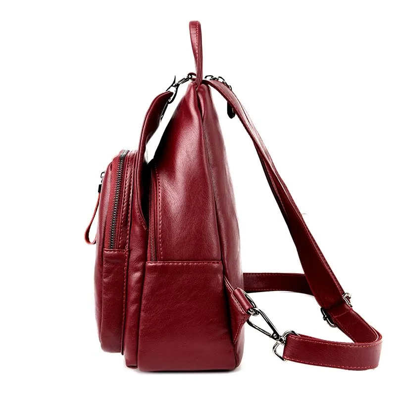 Повседневное рюкзак Для женщин Пояса из натуральной кожи для Обувь девочек