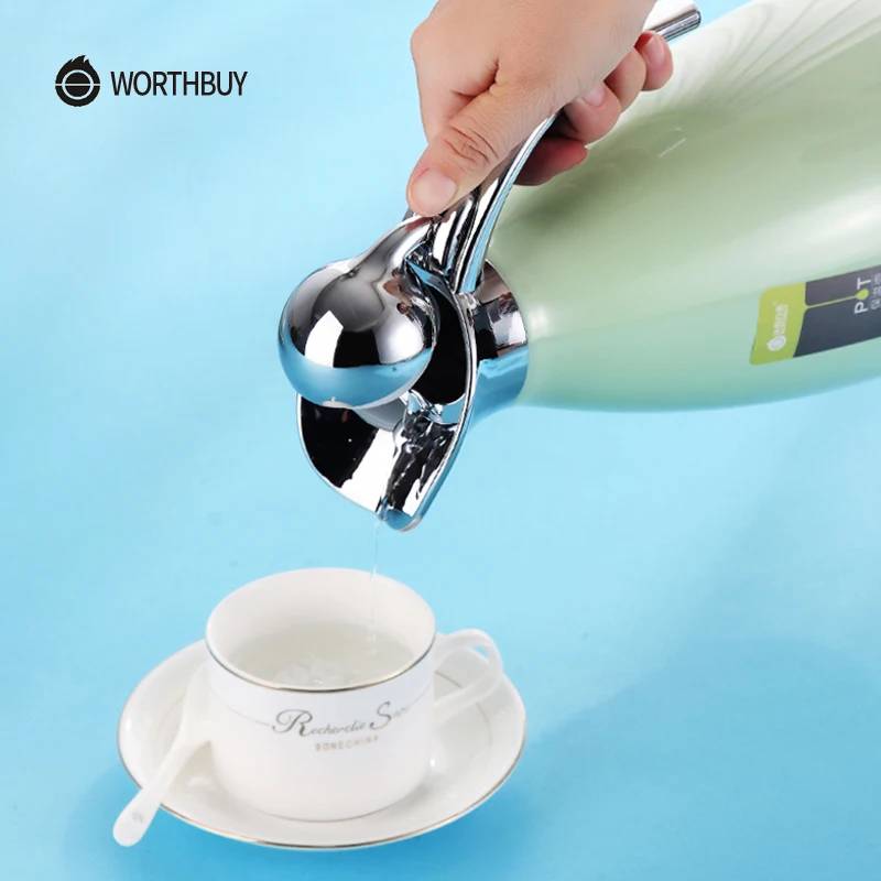 WORTHBUY Thermal Water Kettle Vacuum Insulation Thermos For Water Tea 304 Stainless Steel Thermal Jug Pot Kitchen Drinkware