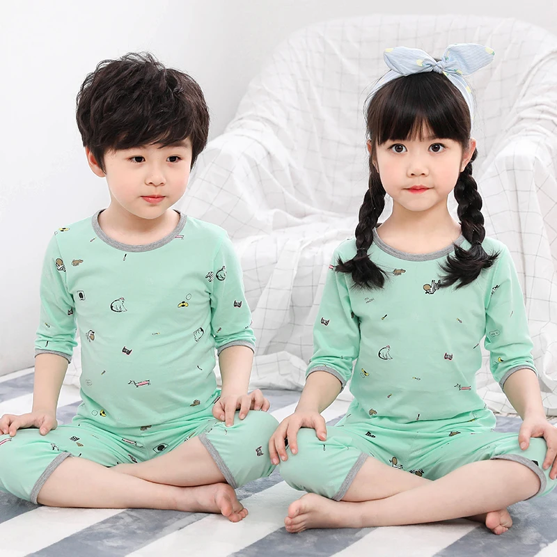 Одежда для маленьких мальчиков детская пижама с динозавром одежда сна девочек