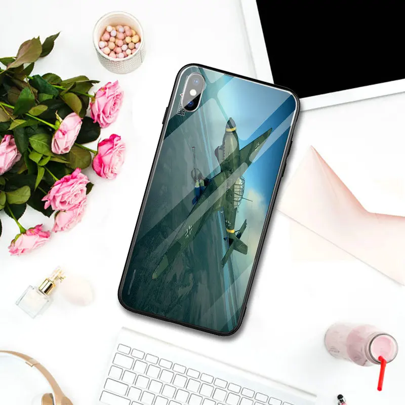 Телефонные чехлы из закаленного стекла для iPhone 5 5S SE X XR XS Max 10 7 6 6s 8 Plus | Мобильные