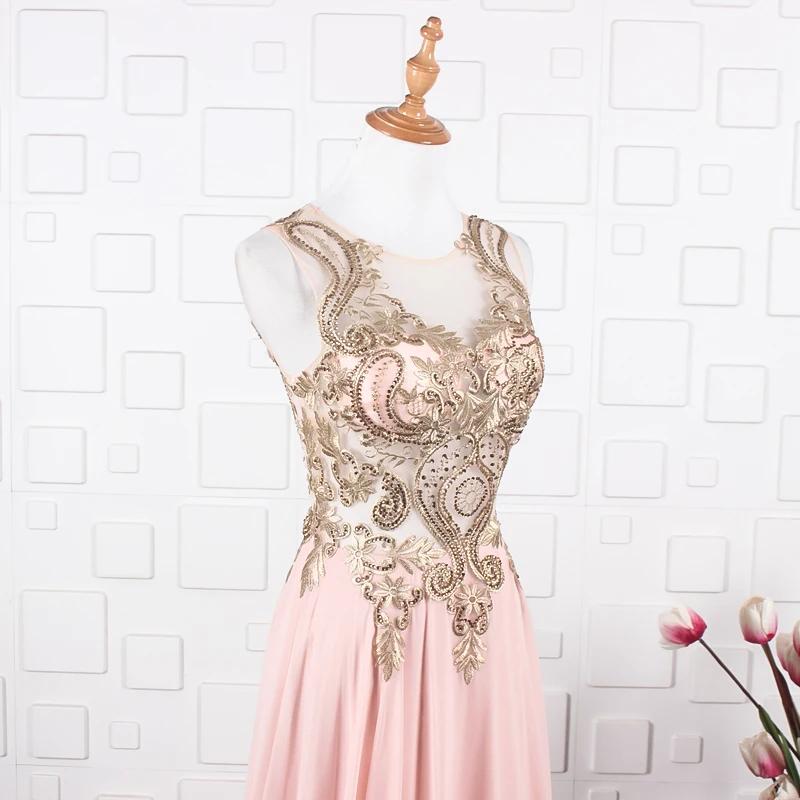JANCEMBER vestidos elegantes с аппликацией кристаллами рюшами без рукавов круглым вырезом