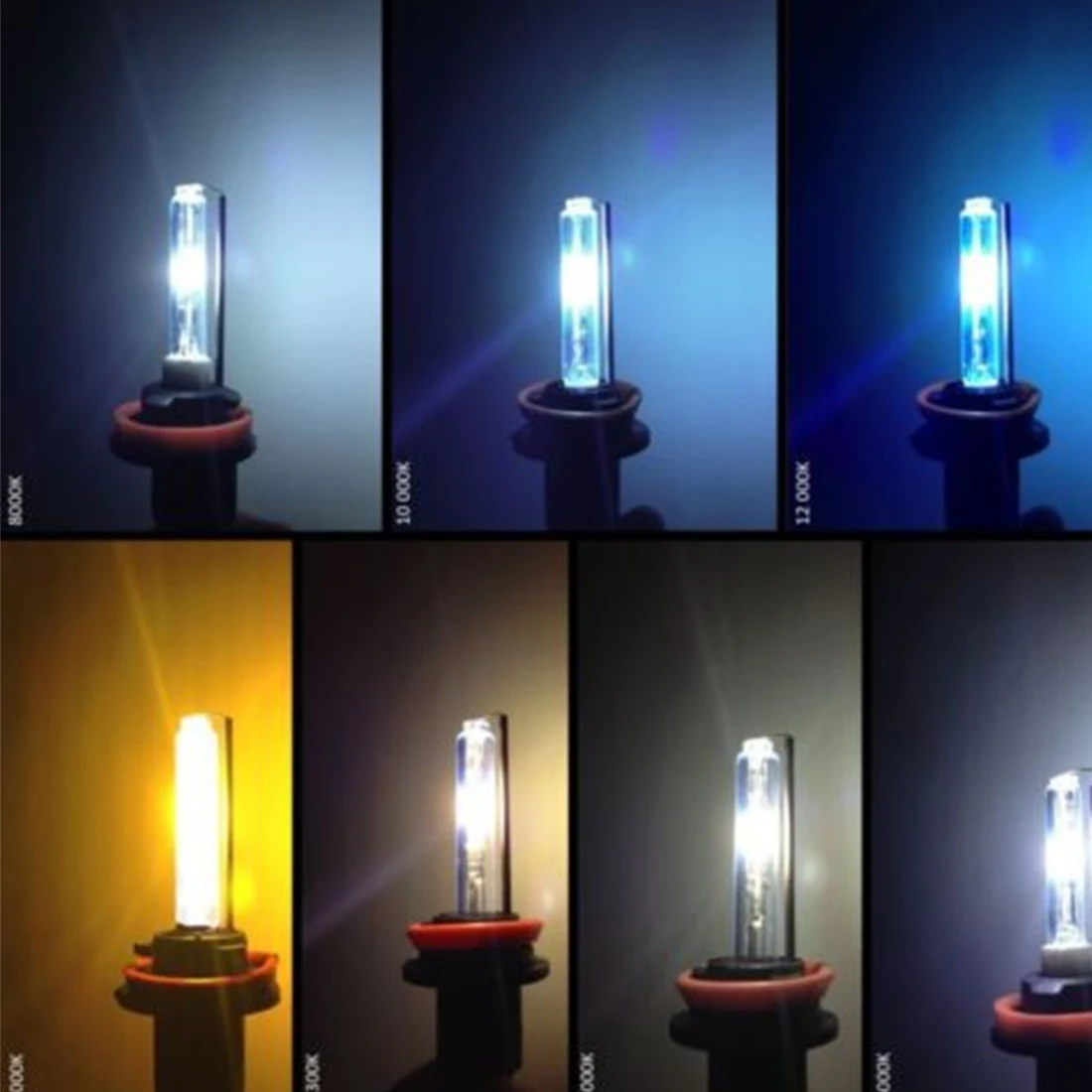 12 V-75 Вт FangNymph из 2 предметов H3 H7 H8 H9 H11 9005 9006 H10 H4 H1 ксенон HID лампы накаливания головного светильник для всех автомобилей 3000 K-12000 K светильник источник